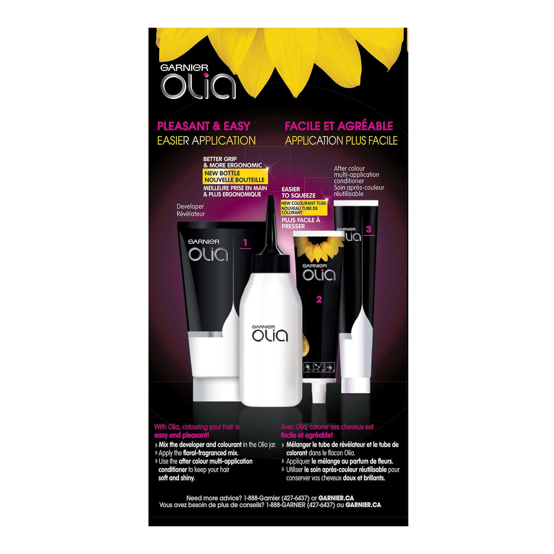 garnier hair dye olia 2p blackplatinum 3600541953260 left